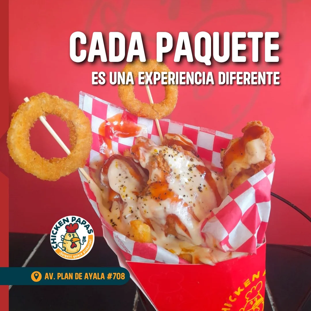 Paquete con aros de cebolla